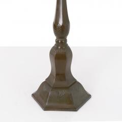 Just Andersen DANISH ARTIST JUST ANDERSEN DISKO METAL 1920S TABLE LAMP  - 4315365