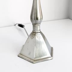 Just Andersen JUST ANDERSEN POLISHED PEWTER TABLE LAMP WITH ACANTHUS LEAVES DENMARK  - 4041609