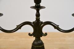 Just Andersen Pair of Large Candelabra in Disko Metal by Just Andersen - 1002288