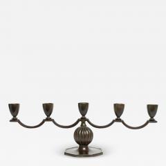 Just Andersen RARE ART DECO BRONZE CANDELABRA BY JUST ANDERSEN - 2495525