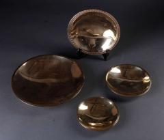 Just Andersen Set of Four Bronze Chargers by Just Andersen - 1358393