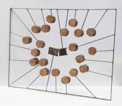 Justin Peyser Inclusion 1 Wood and Steel Sculpture - 3816795