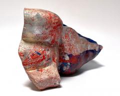 Justin Siegel Justin Siegel Untitled Silver Red and Blue Ceramic 2021 - 2841693