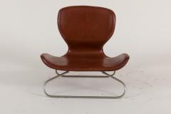 K 3 Low Leather Chair by Kirsten Jones Adam Bottomley for KOI - 2060040