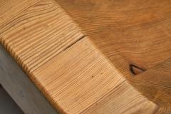 K J Pettersson Pine Stool by K J Pettersson S ner Sweden 1970s - 4136513