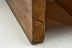 K J Pettersson Pine Stool by K J Pettersson S ner Sweden 1970s - 4136517