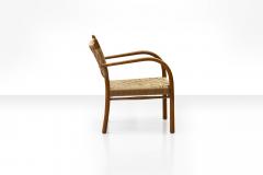 K Scr der K Scr der Frits Schlegel armchair in beech and woven papercord Denmark - 726662