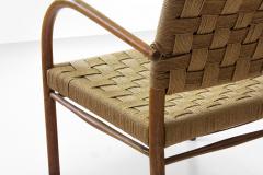 K Scr der K Scr der Frits Schlegel armchair in beech and woven papercord Denmark - 726665