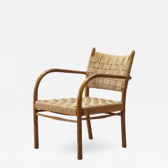 K Scr der K Scr der Frits Schlegel armchair in beech and woven papercord Denmark - 728271