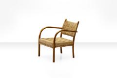 K Scr der K Scr der armchair model 1459 in Beech and Woven Papercord Denmark 1938 - 922033