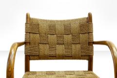 K Scr der K Scr der armchair model 1459 in Beech and Woven Papercord Denmark 1938 - 922039