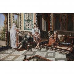 K nigliche Porzellan Manufaktur KPM Orientalist porcelain plaque in the manner of KPM - 3724442