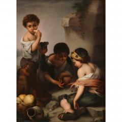 K nigliche Porzellan Manufaktur KPM Pair of KPM porcelain plaques after Spanish Baroque paintings by Murillo - 3858767