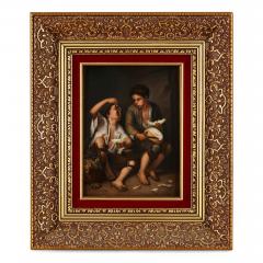 K nigliche Porzellan Manufaktur KPM Pair of KPM porcelain plaques after Spanish Baroque paintings by Murillo - 3858769