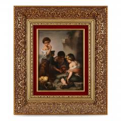 K nigliche Porzellan Manufaktur KPM Pair of KPM porcelain plaques after Spanish Baroque paintings by Murillo - 3858770