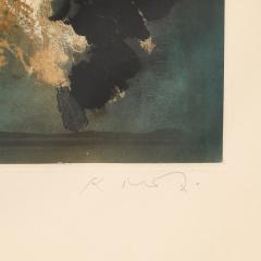KAIKO MOTI Kaiko MOTI LAiglon Aqua Tinted Color Etching Signed in Graphite - 4792679
