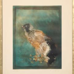 KAIKO MOTI Kaiko MOTI LAiglon Aqua Tinted Color Etching Signed in Graphite - 4792694
