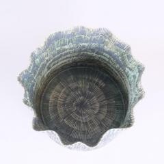 KATI TUOMINEN NIITTYL A Green Black Ceramic Art Basket The Forest Series 2 Kati Tuominen Niittyl  - 4459360