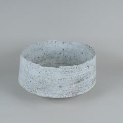 KATI TUOMINEN NIITTYL White Basket The Winter Series Ceramic Art Piece by Kati Tuominen Niittyl  - 4459363