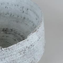 KATI TUOMINEN NIITTYL White Basket The Winter Series Ceramic Art Piece by Kati Tuominen Niittyl  - 4459365