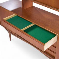 KNUD NIELSEN Knud Nielsen Mid Century Danish Teak Credenza and Hutch - 4360765