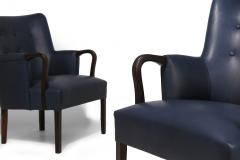 Kaare Klint An Elegant Pair of Rosewood Leather Armchairs by Kaare Klint - 3893936