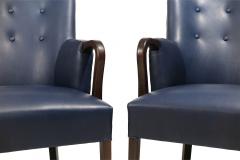 Kaare Klint An Elegant Pair of Rosewood Leather Armchairs by Kaare Klint - 3893937