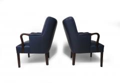 Kaare Klint An Elegant Pair of Rosewood Leather Armchairs by Kaare Klint - 3893938