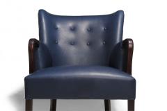 Kaare Klint An Elegant Pair of Rosewood Leather Armchairs by Kaare Klint - 3893941