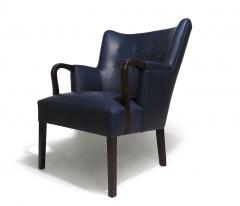 Kaare Klint An Elegant Pair of Rosewood Leather Armchairs by Kaare Klint - 3893942