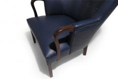 Kaare Klint An Elegant Pair of Rosewood Leather Armchairs by Kaare Klint - 3893945