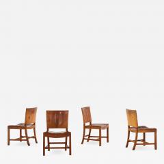 Kaare Klint Dining Chairs Model 3758 The Red Chair Produced by Rud Rasmussen - 1982382