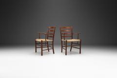 Kaare Klint Kaare Klint Pair of Church Chairs for Fritz Hansen Denmark 1960s - 3103381