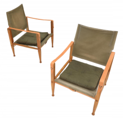 Kaare Klint Kaare Klint canvas safari chair designed 1933 - 3145098
