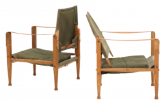 Kaare Klint Kaare Klint canvas safari chair designed 1933 - 3145099