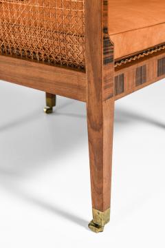 Kaare Klint Pair of Berg re Armchairs in Cane Leather Mahogany by Kaare Klint 1931 - 4596323