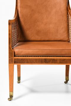 Kaare Klint Pair of Berg re Armchairs in Cane Leather Mahogany by Kaare Klint 1931 - 4596338