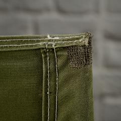 Kaare Klint Pair of Kaare Klint Safari Chair Sage Green Canvas Denmark 1960s - 4339599