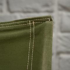 Kaare Klint Pair of Kaare Klint Safari Chair Sage Green Canvas Denmark 1960s - 4339600