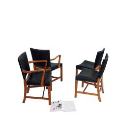 Kaare Klint Red chairs or Barcelona chairs design by Kaare Klint for Rud Rasmussen 1927 - 4689229