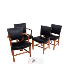 Kaare Klint Red chairs or Barcelona chairs design by Kaare Klint for Rud Rasmussen 1927 - 4689230