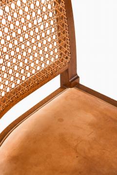 Kaare Klint The Faaborg Chair in Mahogany Cane and Leather by Kaare Klint 1914 - 4399709