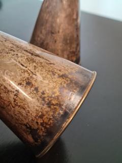 Kai Blomqvist Pair Of Candel Holders In Silver Kultakeskus Oy 1965 - 4120543