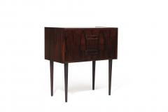 Kai Kristiansen Danish Rosewood Nightstand Bedside Tables with Drawers - 1076464