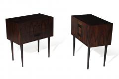 Kai Kristiansen Danish Rosewood Nightstand Bedside Tables with Drawers - 1076466