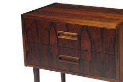 Kai Kristiansen Danish Rosewood Nightstand Bedside Tables with Drawers - 1076470