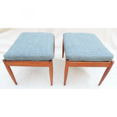 Kai Kristiansen Danish Stools by Kai Kristiansen for Magnus Olesen a Pair - 2687399