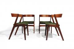 Kai Kristiansen Four Danish Teak Curved Back Dining Chairs - 2824878