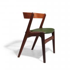 Kai Kristiansen Four Danish Teak Curved Back Dining Chairs - 2824880