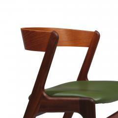 Kai Kristiansen Four Danish Teak Curved Back Dining Chairs - 2824881